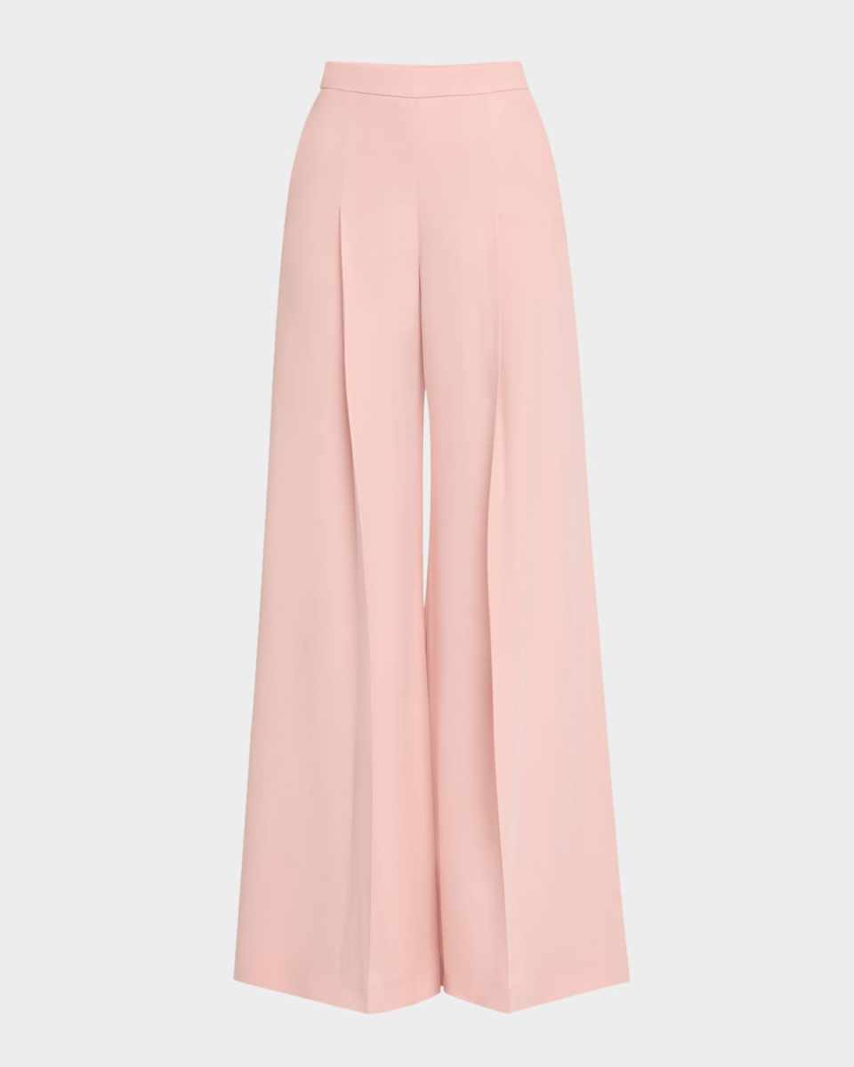 Pleated Wide-Leg Pants